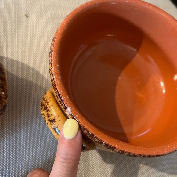 DeSilva Terracotta pottery soup bowls set of 4 made in Italy - Picture 4 of 14